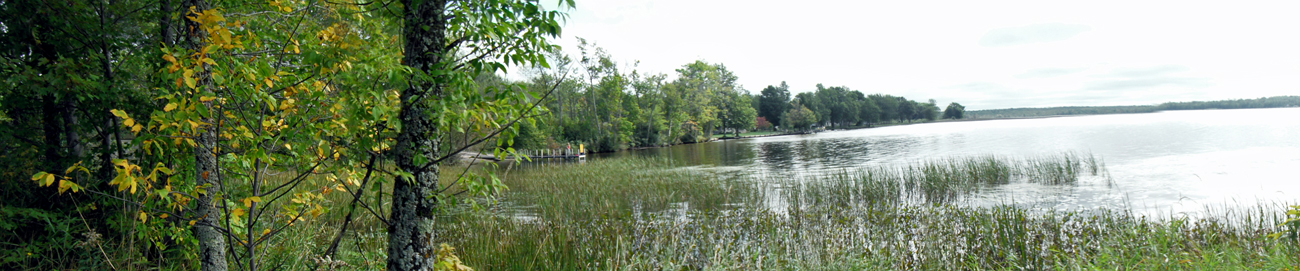 panorama of Lake Gogebic 